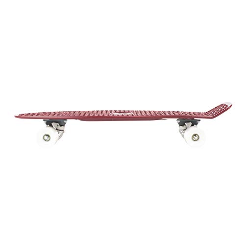 Retrospec Quip Skateboard 22.5" Classic Retro Plastic Cruiser Complete Skateboard with Abec 7 bearings and PU wheels