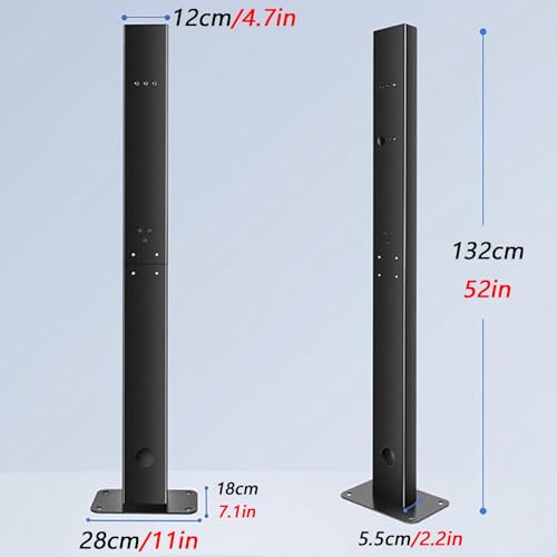 Support de Charge EV Extérieur Étanche Durable Socle Sol