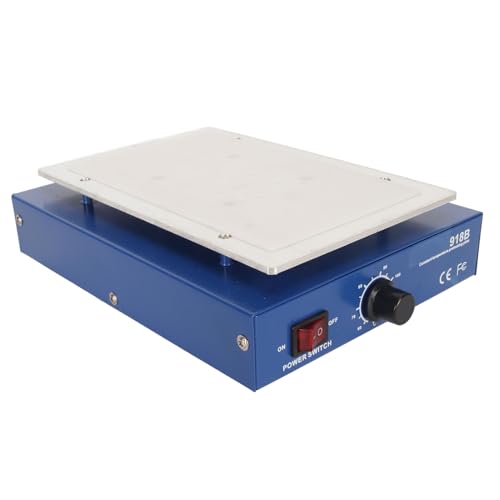 Placa calefactora de soldadura de 450 W, placa calefactora de retrabajo, aleación de aluminio, LED, microordenador, estación de soldadura de precalentamiento eléctrica, estable