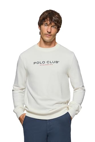 Polo Club Sudadera Hombre Casual 100% Algodón Hombre Regular Fit