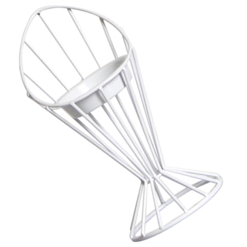 Cabilock Wrought Iron Line Candle Holder Candle Stand Wedding Retro Candlestick Holder Candle Holder for Desktop Candle Decor Ornament Simple Candlestick Holders Household White Candelabra