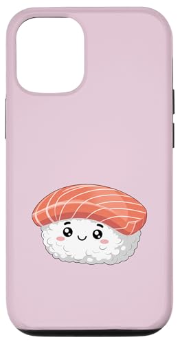 かわいい 寿司 カワイイ 食べ物好き スマホケース iPhone 12/12 Pro 用