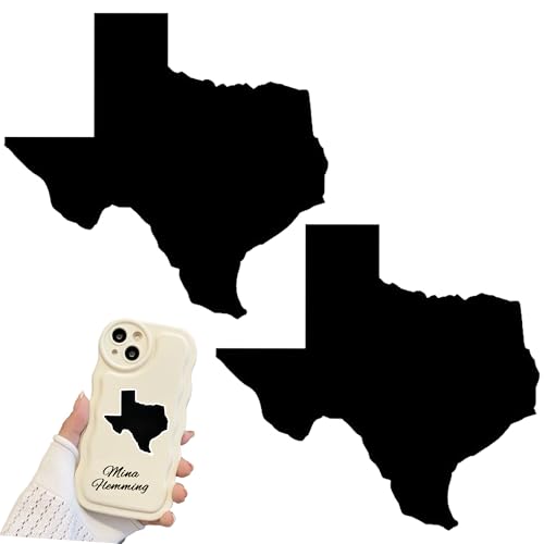 LiteMark Reflective Texas Sticker, State Decal, Oilfield Hard Hat Helmet Tool Box Truck Laptop Walls, Long Lasting Adhesive - (Pack of 2, Black, 2.5 Inch) by LiteMark - Image 3