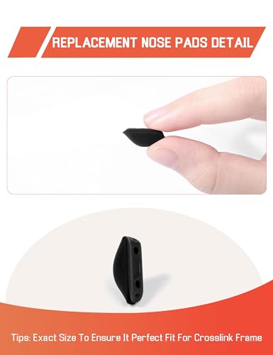 Image of Bwake Replacement Nose Pieces Pads for Oakley Drop Point Sunglasses OO9367