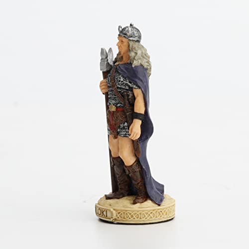 Figurilla Loki Dios Nórdico de 3 3/8 pulgadas miniatura 4