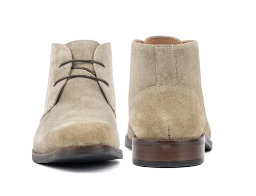 VINTAGE FOUNDRY CO. EST. 2014 Mens Aldwin Chukka, Square Toe Boots, Polyester Lining, Flats Rubber Outsole4