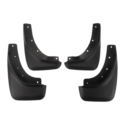 Image of X AUTOHAUX 1set Front and Rear Mud Flaps Splash Guards Mud Guards for Volvo S40 2008-2012 W /Mount Accessories