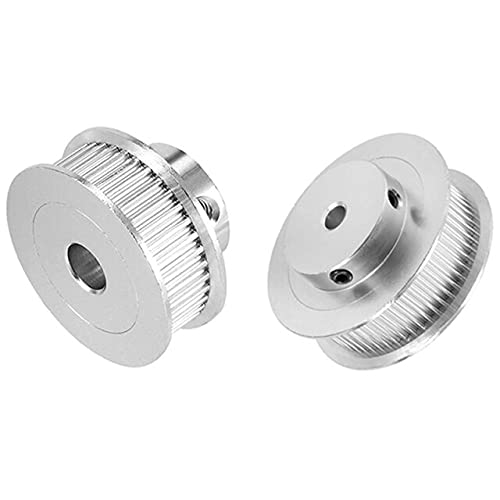 Lysee 3D Printer Parts & Accessories - 4X GT2 Pulley 60 Teeth Bore 5mm 60T Timing Pulley Synchronous Wheel Aluminum & 4X 40T GT2 Timing Pulley Bore 5mm - (Color: 2 Types)