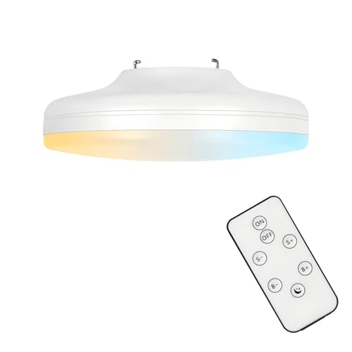 Dotoy シーリングライト 小型 10W 1100lm 調光調色 ledシーリングライト led照明器具 天井 簡単取付 ワンタッチ取り付け 台所 玄関 和室 コンパクト 省エネ 長寿命 引掛シーリング対応 部屋 廊下 階段 収納庫 賃貸住宅 リモコン付き