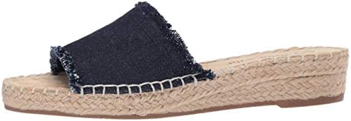 Bella Vita Women's Cher II espadrille sandal Shoe, Dark Denim fabric, 6.5 M US | Image 7