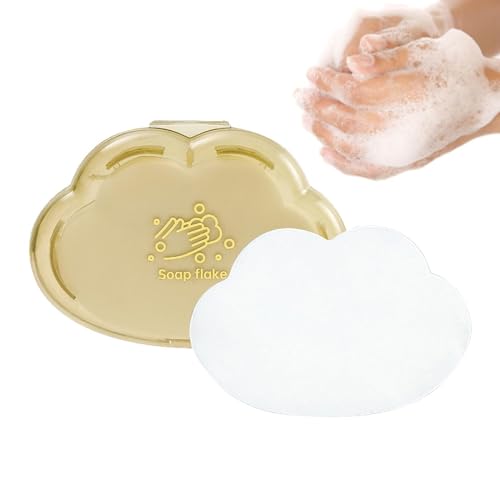 Feuilles de savon de voyage - Feuilles de papier savon, Feuilles de savon de voyage | 50 Feuilles de Savon en Flocons de Savon, Flocons de Savon és en Nuage respectueux de la Peau