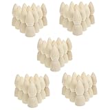 SUPVOX 10個未塗装木製ペグ人形 用 ペグドール 手作り おもちゃ 子供向け アイデア創造の素材 家用装飾 ブランクフィギュア