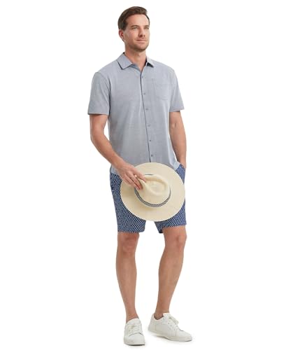 M MAELREG Button Down Shirt Men Moisture Wicking Dry Fit Pique Performence Cool Breathable Mens Summer Shirts Short Sleeve4