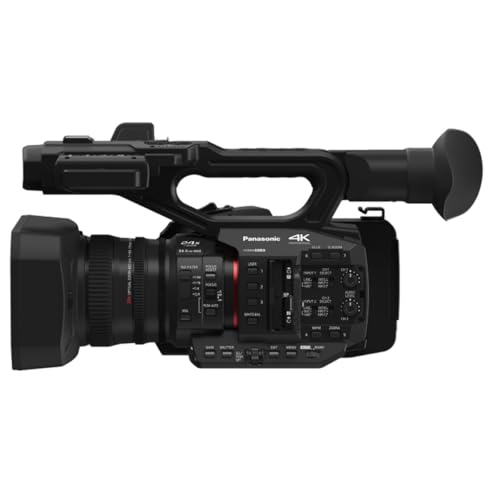 Image of Panasonic Camcorder, Professional Quality 4K 60p, 1.0-inch Sensor, 24.5mm Wide-Angle Lens and Optical 20x Zoom, Great for News, Interviews, and Events - HC-X20