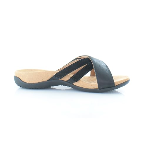 Image of Vionic Women's Rest Zarie Slide Sandals- Supportive Sandals and Indoor /Outdoor Slip Ons That Includes an Orthotic Insole and Cushioned Outsole for Arch Support, Sizes 5-12
