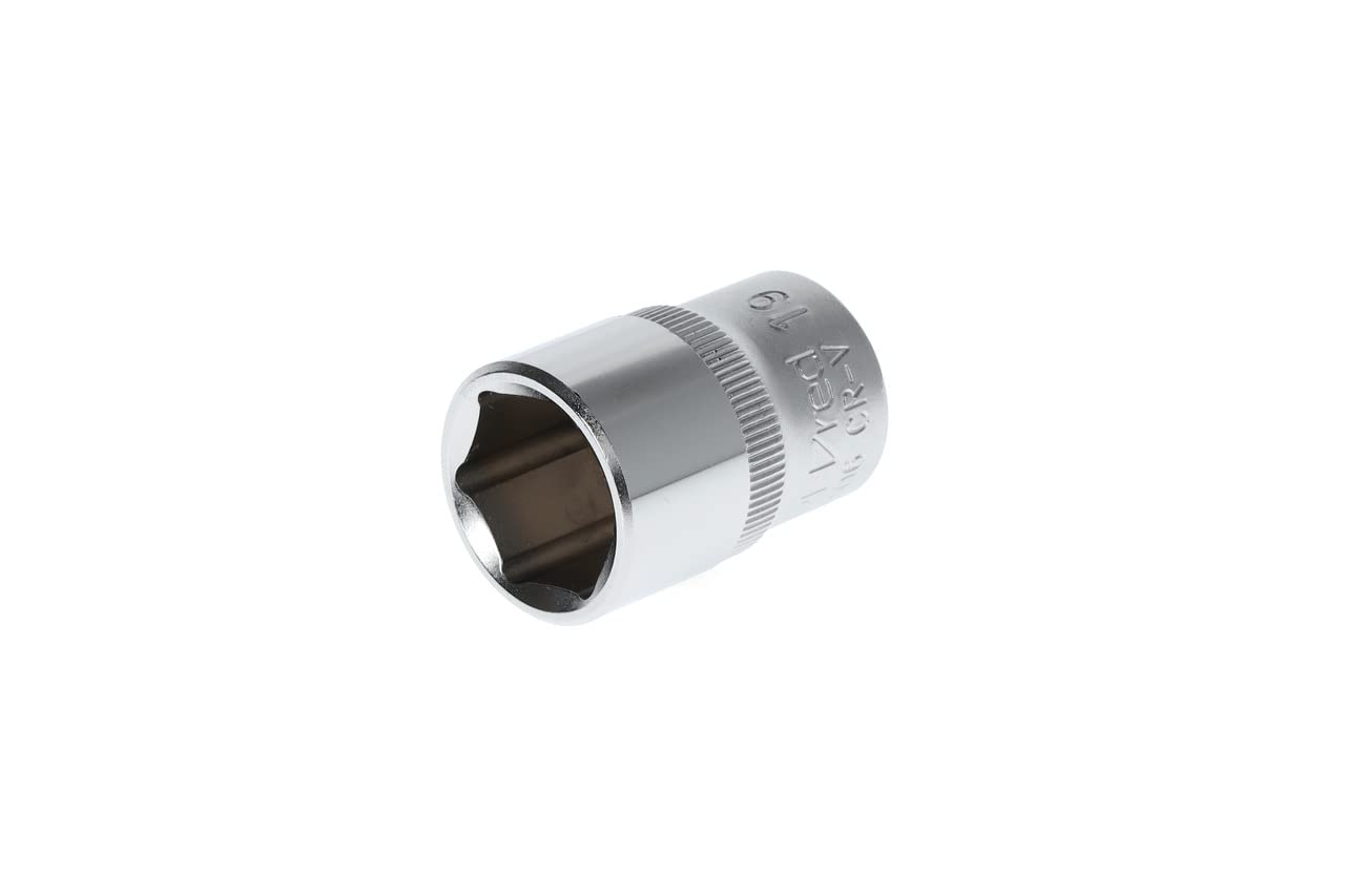 GEDORE red Socket, 1/2" 12.5 mm drive, hexagonal, 19 mm AF, Tool, R610001906, steel