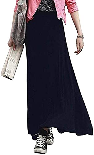 [KOEKOI] マキシスカート フレア ロングスカート レディース ロング スカート マキシ ウエストゴム ボトムス (黒-A) - KOEKOI - 商品画像