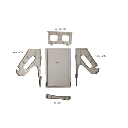 Image of HIROBOT Label Holder, Shipping Label Holder, Label Holder for Roll and Fold Label, Desktop Label Printer External Holder for Express & E-Commerce, Compatible with 4x6,3x5,3x2,2x2,2x1,Round Label Roll