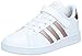 adidas Grand Court C, Chaussures de Tennis Garçon Unisex Kinder, Multicolore (Ftwwht/Coppmt/Glopnk 000), 30 EU