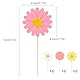 18 Stück GäNseblüMchen Deko,Cupcake Topper,Tortendekoration GäNseblüMchen,Blumen Pappbecher,für Kinder Ein Jahr Alt Geburtstag Baby Dusche Hochzeitstorte Dekoration Topper GäNseblüMchen