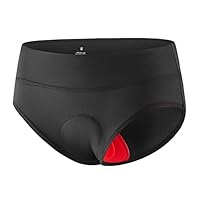 TBoonor Radlerhose Damen Gepolstert, Atmungsaktive Radunterhose Fahrradunterhose - Fahrrad Unterhosen Damen Radsport Leichte Schnell Trocknende Fahrradhose mit 4D Sitzpolster(XL)