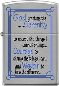 Zippo Manufacturing ZIP-207CI400426 2019 Serenity Prayer Old 24355 Lighter