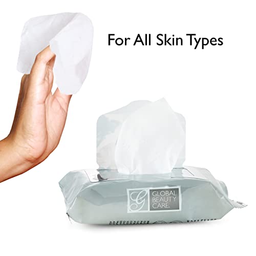 Global Beauty Care Bulk Cleansing Wipes Premoistened 4 Pack of Charcoal Cleansing Cloths Makeup Removal Wipes - Great For Travel Toiletries - 100 ct.(4-Pack) - Image 7
