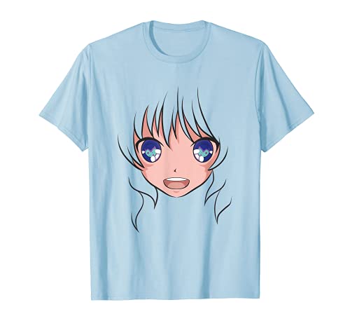 Japanese Anime Face Shirt - Otaku Weeaboo Cosplay