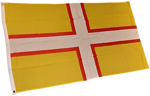NWFlags Dorset Flag 5ft x 3ft 75d Premium Polyester Suitable For Flagpoles