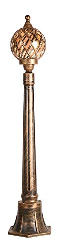 Lampe de pelouse étanche style européen pour muret extérieur et villa