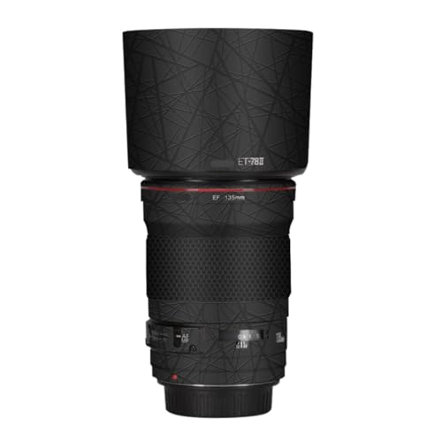 EF 135 2 �J���������Y�X�L�� ���h�~ �X�e�b�J�[ �ɓK������Canon EF 135mm F2 �R�[�g �r�j�[�� �ی�t�B���� �f�J�[��(�N���X�E���g���u���b�N)
