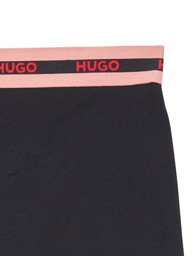 HUGO, 3 Pack Bold Logo Cotton Stretch Trunks, black leather, XXL2