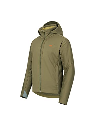 Men's Hunting Lightweight Windproof Weatherproof Hooded Noiseless Tranquility Softshell Jacket2