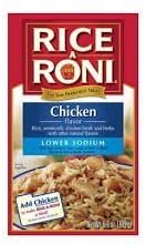 Rice A Roni, Lower Sodium Chicken Flavored Rice, 6.9oz Box (Pack of 6)