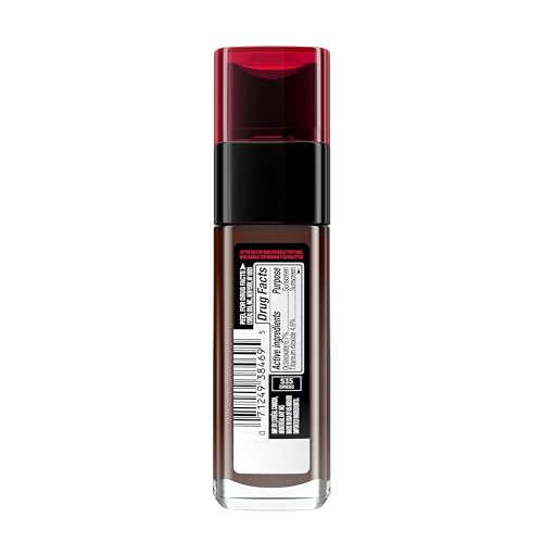 L'Oreal Paris Makeup Infallible Up to 32 Hour Fresh Wear Lightweight Foundation, 535 Espresso, 1 Fl Oz, Packaging May Vary - image 9