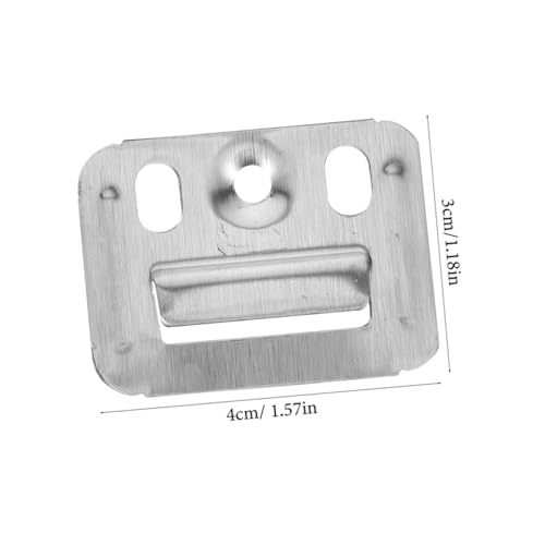 Boucles de fixation murales Veemoon en acier inoxydable durable pour meuble stable - 7