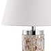 SAFAVIEH Lighting Collection Diana Nautical Coastal Beach House Ivory Shell 22-inch Bedroom Living Room Home Office Desk Nightstand Table Lamp Set of 2 (LED Bulbs Included)