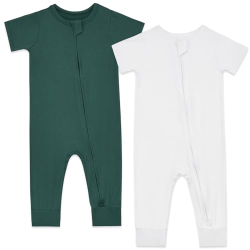 Aablexema Baby Bamboo Rayon Footless Pajamas