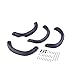 NIDUNO 4pcs Caoutchouc Soft Soft Fender Flares Garde-Boue pour 1/10 Échelle Camion RC Camion RC4WD TF2 RC Modèle de Voiture RC Accessoires corporels