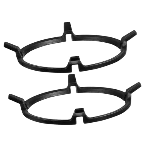 Cabilock 2pièces Support Pour Cuisinière à Gaz Fer Pour Maison Restaurant Avec Anneau Pour Wok Et Support Pour Casseroles
