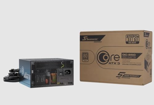 Fuente de alimentación Seasonic Core GC-850 ATX3 para puestos de diseño