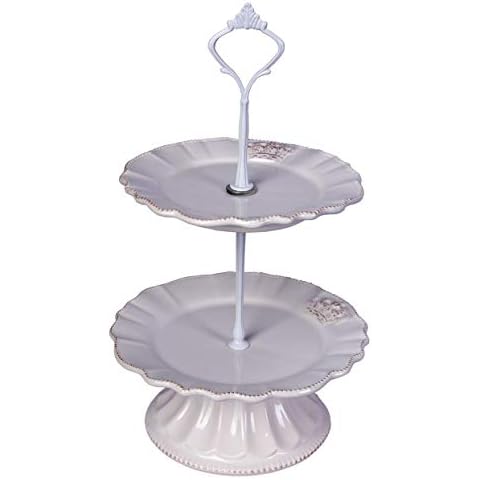 Palazzo CW511 2-Tier Porcelain Cake Stand Cover