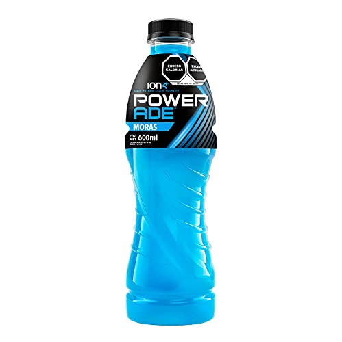 Powerade Ion4, 6 Pack Bebida Para Deportistas Sabor Moras 600 ml cada uno.