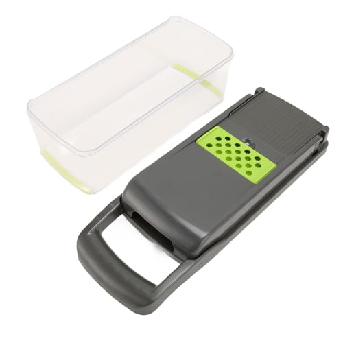 Cortadora y triturador multifunción para vegetales verde ABS miniatura 2