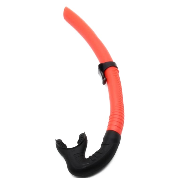 Diving Dry Snorkel J-Shape Full Food-Grade Silicone Freediving Snorkel for Snorkeling Scuba Diving Freediving Swimming Free Dive mask & Snorkel
