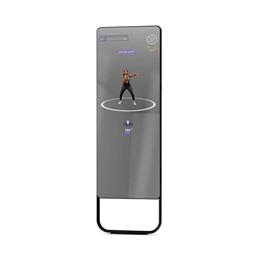FITURE Core Smart Workout Mirror Home Gym; Real-Time Form Feedback +30-Day Membership to Popular Fitness Classes Including Strength, Boxing, Yoga, Cardio Sculpt, Pilates, Barre, HIIT & More – Night