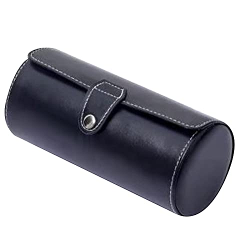 Delisouls Leder-Uhrenbox Rollbox, multifunktionale Uhren-Rollbox, Reise-Etui, modische tragbare Uhren-Rollen-Box für Herren Cover