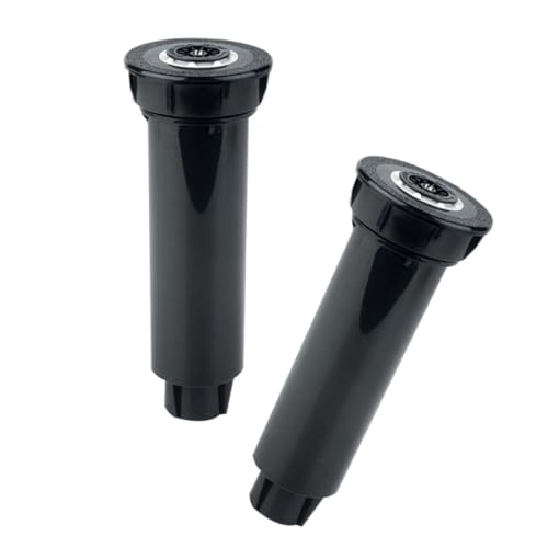 BESPORTBLE Aspersores Enterrados Abs Para Jardín y Césped, 2 Piezas Negras 1/2 Filtro Incorporado, Aspersores Automáticos Giratorios De Riego Ajustables, Sistema Riego Automático Para Césped y Huertos