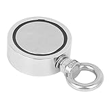Aumotop Hochleistungs-Magnethaken-Angelmagnet mit 265 Pfund Zugkraft und...