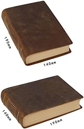 Diario di scrittura in pelle Notebook Retro Diario Sketchbook Regali Diari di viaggio per ragazze e ragazzi Blocco note Libro degli ospiti Libro degli ospiti